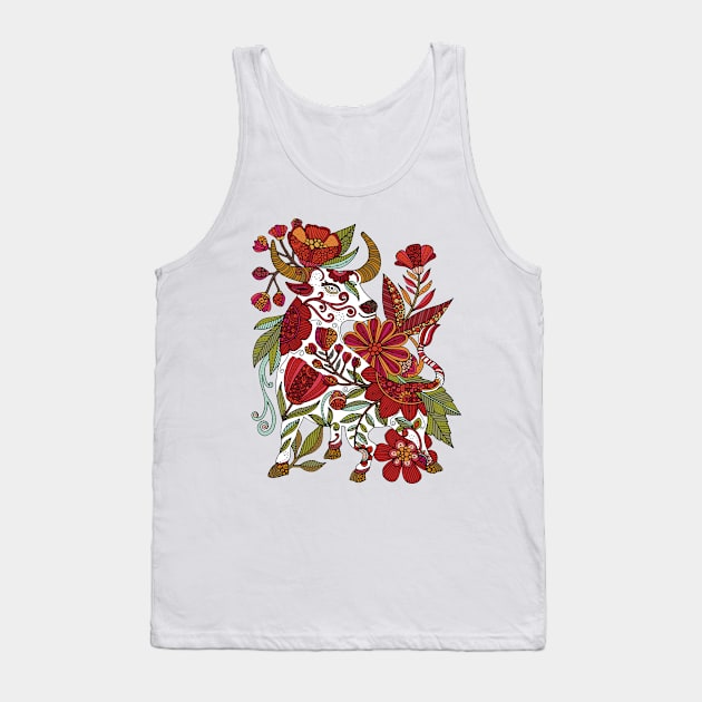 Year of the Ox Tank Top by Valentina Harper